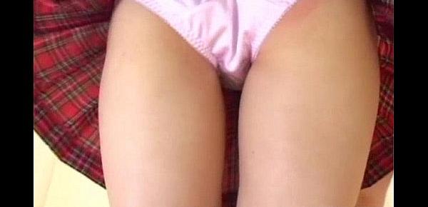  Horny asian schoolgirl in threesome porn